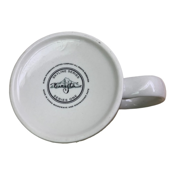 VTG Starbucks 2002 PORTLAND Skyline Architectural Collectible Coffee Cup 18 oz - Picture 8 of 8